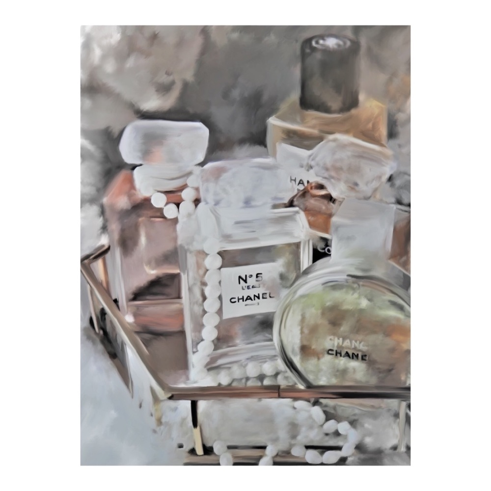FRAMED CHANEL STILL LIFE PAINTING